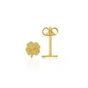 Ohrstecker Kleeblatt Gelbgold 750, 5mm