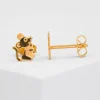 Ohrstecker Maus Gelbgold 750, 8x6mm