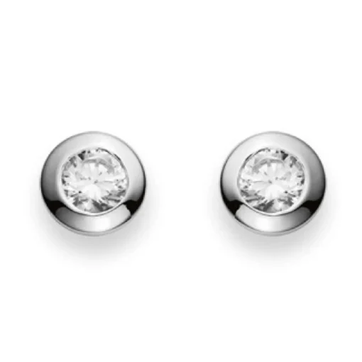 Ohrstecker Silber 925 Zirkonia 5.6mm