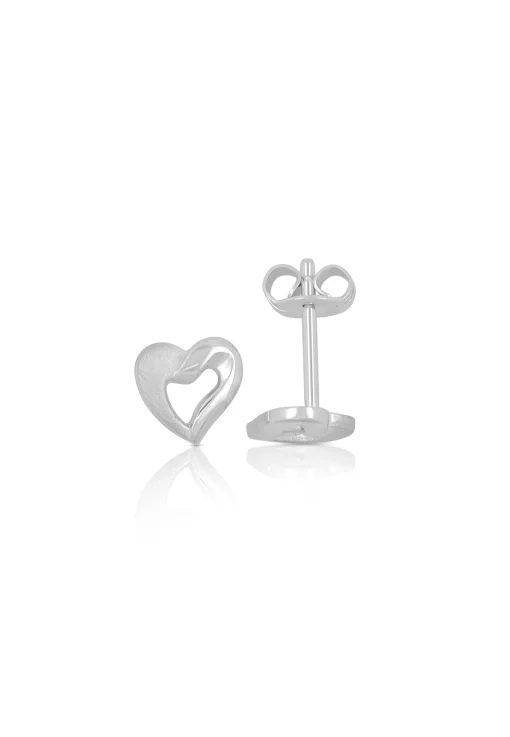 Ohrstecker Weissgold 750, 7mm