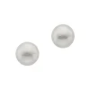 Ohrstecker Weissgold 750 Süsswasserperle 6mm