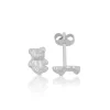 Ohrstecker Weissgold 750, 8x6mm