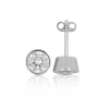 Ohrstecker Weissgold 750 Zirkonia 7mm
