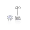 Ohrstecker Weissgold 750 Zirkonia 5mm