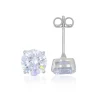 Ohrstecker Weissgold 750 Zirkonia 7mm