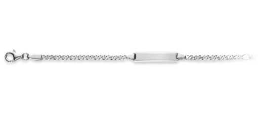Plaketten-Armband Silber 925 Falkenauge, 2.6mm, 14cm