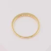 Ring Gelbgold 750 Brillanten 0.10ct. Rivière Kanalfassung (56)