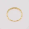 Ring Gelbgold 750 Brillanten 0.10ct. Rivère 4-Grifffassung (54)