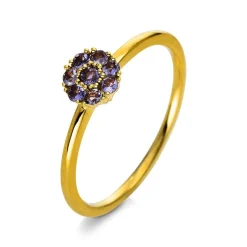 Ring 750/18K Gelbgold Iolith 0.11ct.