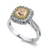 Ring 750/18K Gelbgold/Weissgold Diamant 1.53ct.
