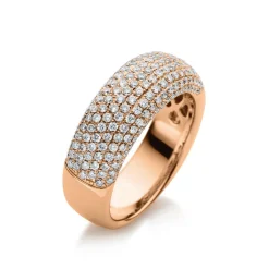Ring 750/18K Rotgold Diamant 0.98ct.