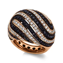 Ring 750/18K Rotgold Diamant 3.57ct.