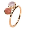 Ring 750/18K Rotgold Mondstein 1.91ct.