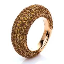 Ring 750/18K Rotgold Safir 7.18ct.