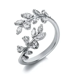 Ring 750/18K Weissgold Diamant 0.86ct.