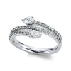 Ring 750/18K Weissgold Diamant 0.67ct.