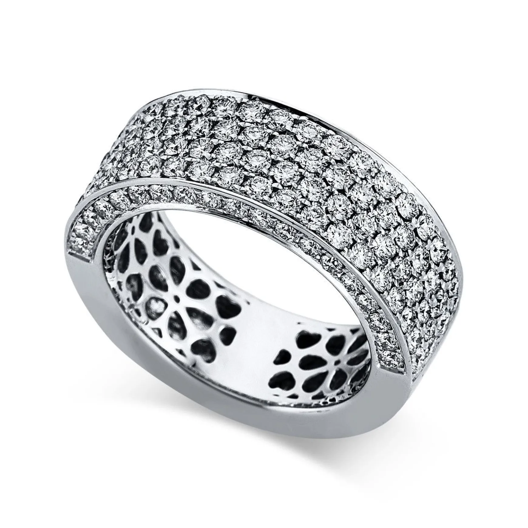 Ring 750/18K Weissgold Diamant 1.85ct.