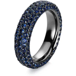 Ring 750/18K Weissgold Safir 4.28ct.