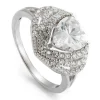Ring Silber 925 Zirkonia Herz