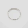 Ring Weissgold 750 Brillanten 0.10ct. Rivère Kanalfassung (52)