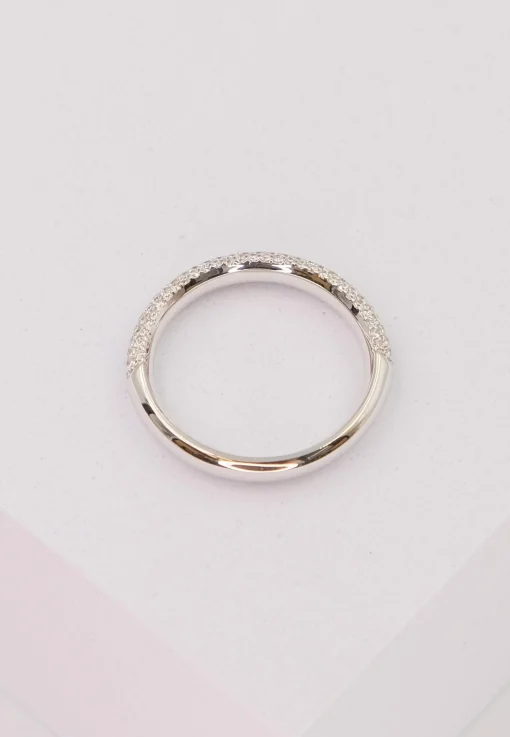 Ring Weissgold 750 Brillanten 0.69ct. (52)