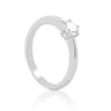 Solitaire Ring Diamant 0.50ct. Weissgold 750