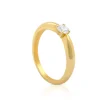 Solitaire Ring Diamant 0.25ct. Gelbgold 750