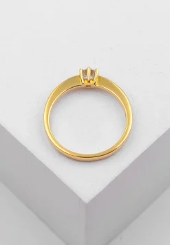 Solitaire Ring Diamant 0.25ct. Gelbgold 750