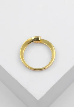 Solitaire Ring Diamant 0.40ct. Gelbgold 750
