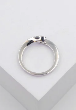 Solitaire Ring Diamant 0.30ct. Weissgold 750