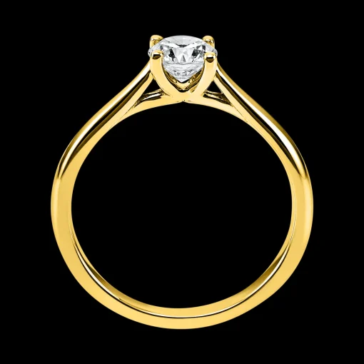 Solitär-Ring, Diamant 0.5 ct.