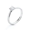 Solitär-Ring 750/18K Weissgold Diamant 0.5ct.