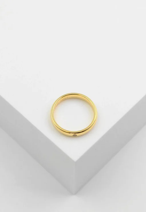 Trauring Alliance Gold 750 Diamant 0.02 ct