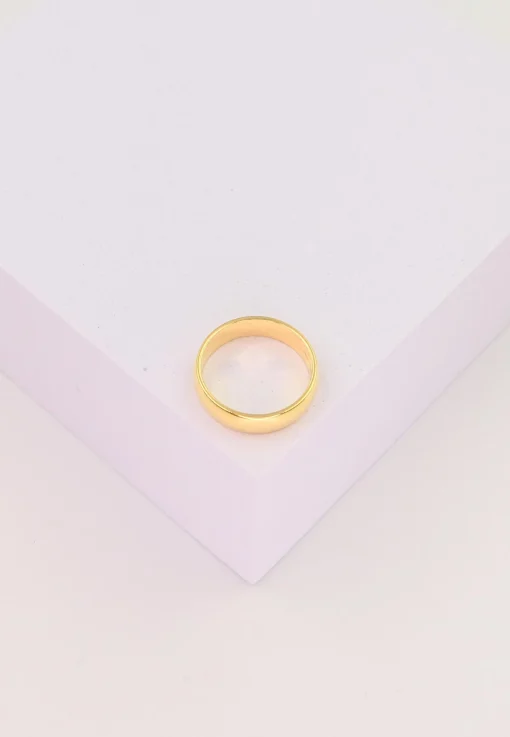 Trauring Gelbgold 750 5mm (52)