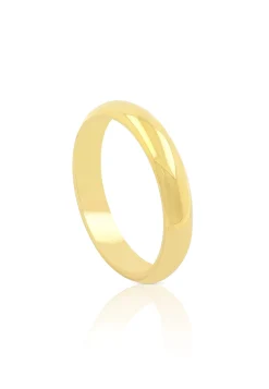 Trauring halbrund Gelbgold 750 (56)