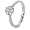 Verlobungsring 750/18K Weissgold Diamant 0.42ct.