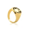 Wappenring Gelbgold 750
