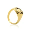 Wappenring Gelbgold 750